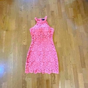 Lulu’s Lace Overlay Dress